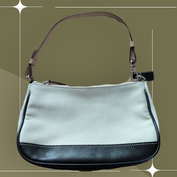 ✨ Coach Canvas And Leather Mini Shoulder Bag - Picture 1 of 9